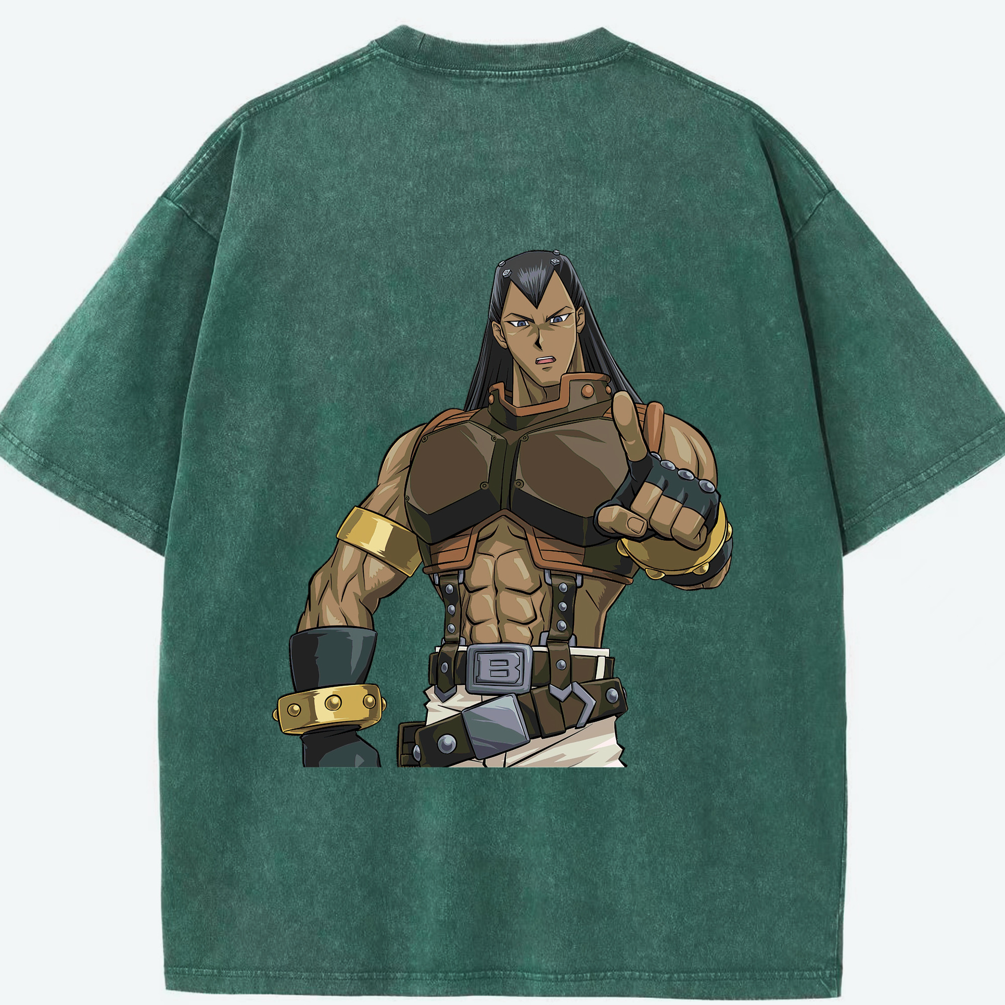 （画像用） 遊☆戯☆王 Yu-Gi-Oh! 綿100% ヴィンテージ風 半袖Tシャツ（背面プリント）